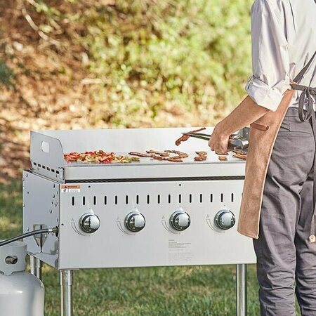 BACKYARD PRO LPG36 36in Stainless Steel Liquid Propane Outdoor Grill with Griddle 554LPGGP36KIT